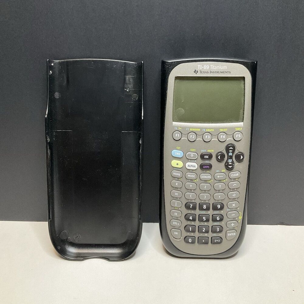 Texas Instruments TI-89 Titanium Graphing Calculator w/ Cover - TESTED
